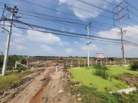 ขายที่ดิน 5 ไร่ 3 งานติดถนนใหญ่เส้นหลัก หน้ากว้าง 53 เมตร